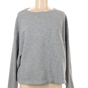 Lightweight grey pullover sweater a new day sz M